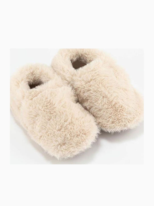 Kids Slippers Boots White