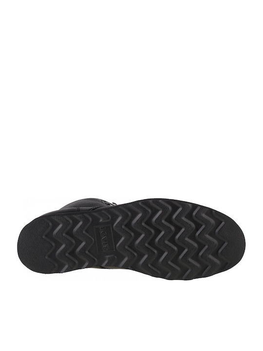 Piele Negru Ghete barbati