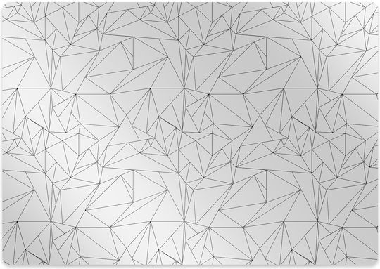 Covoraș De Podea Birou Model Protecție Podelei Triunghiuri Simple 100x70 Cm