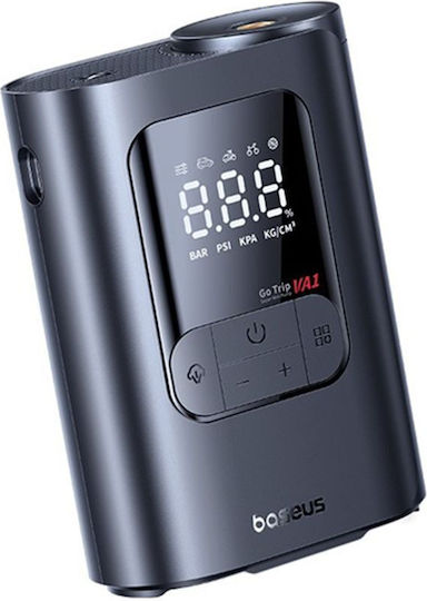 Baseus Τρόμπα Αυτοκινήτου GoTrip VA1 Super Mini 150PSI Επαναφορτιζόμενη 12V