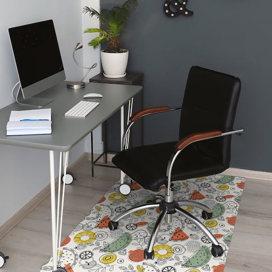 Pătură De Protecție Pentru Pardoseală Spațiu Profesional Schițe Cu Fructe 100x70 Cm