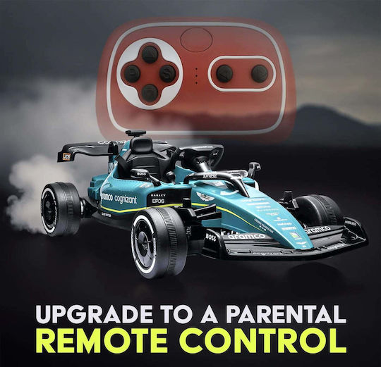 F1 Aston Martin Cu Un Loc Cu Telecomandă Licențiat 24 Volt Albastru Pentru 3+ Ani