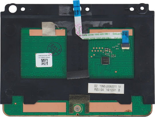 Touchpad Trackpad Laptop Asus Zenbook Ux310u Ux410ua Ux3410ua Ux410uq Ux3410uq Ux310uq Ux310ua Ux310ua-1a 13n0-uma0511 04060-00890000 90nb0dl1-r90030 Gray Κωδ.1-pad049