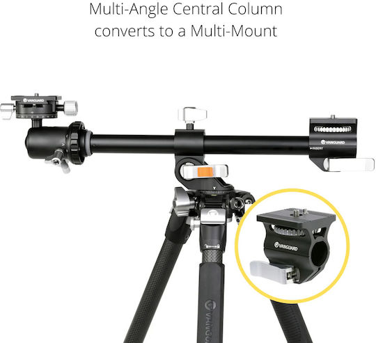 Vanguard Veo 3+ 263cb 160s Premium Tripod Carbon Fiber Multi-angle Column Ball Head