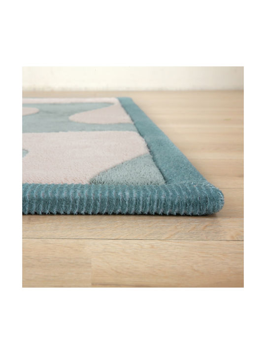 Hakuna Matte Handmade Kids Rug Light Blue 200x150cm Thickness 25mm