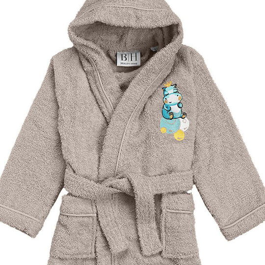 Beauty Home Kids Bathrobe Gray