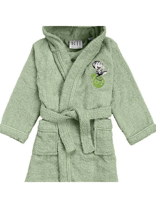 Beauty Home Бебешко пончо Худи Green