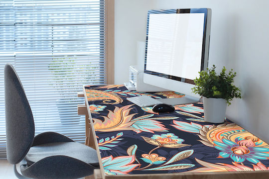 Desk Pads Keyboard Mouse Paisley 90x45 Cm