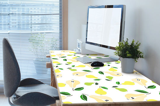 Tulup Schreibtischunterlage Gelbes Birnen Design 100x50 cm