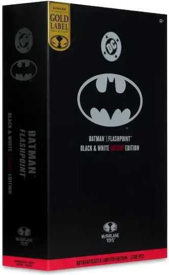 Φιγούρα Δράσης Dc Multiverse: Gold Label - Batman Flashpoint (black & White Accent Edition) Batman 18εκ.