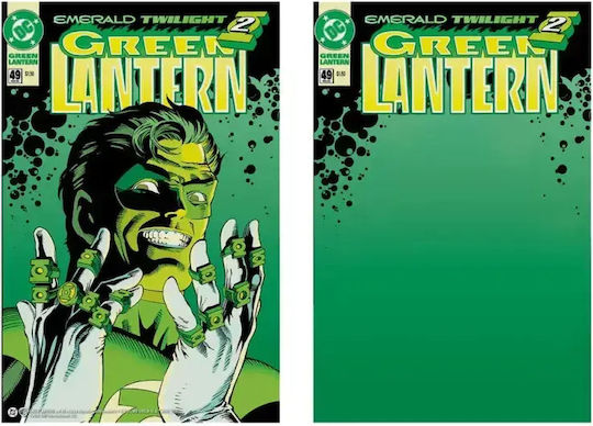 Dc Multiverse Green Lantern Emerald Twilight Gold Label De Todd Mcfarlane Figurina De Acțiune 18cm