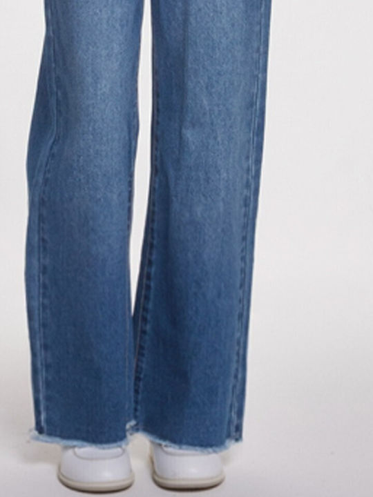 Kinder Schlaghose Jeans Rot