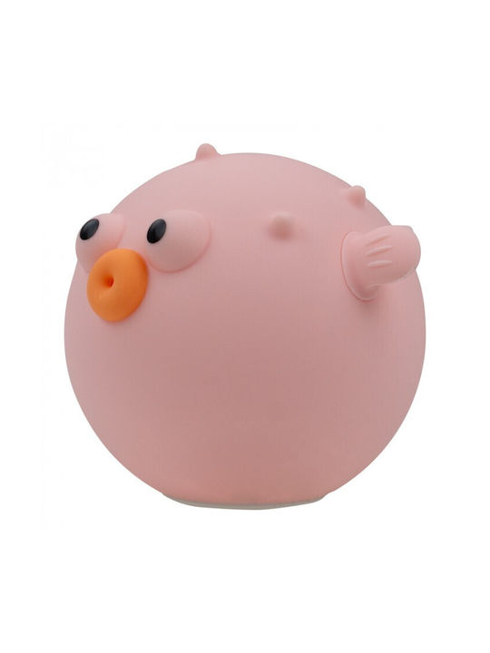 Mary's Led Night Lamp Puffer Fish Pink
