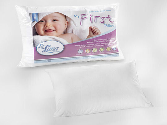 La Luna My First Baby Sleep Pillow White 35x45cm