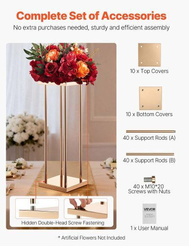 Vevor Wedding Decoration from Metal 10pcs 60cm