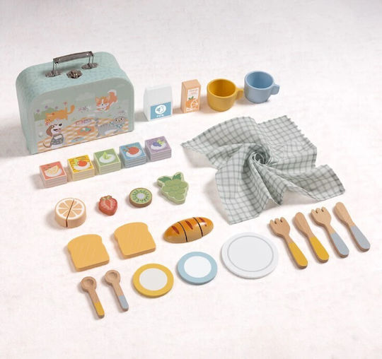 Tooky Toys Παιχνίδι Μαγειρικής / Κουζινικά από Ξύλο για 3+ Ετών