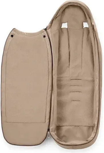 Cybex Gold Stroller Footmuff Almond Beige with Fleece Lining 93x38cm