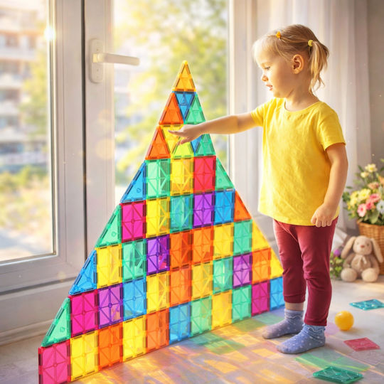 Wonder Toys Μαγνητικό Παιχνίδι Κατασκευών Classic Magnetic Blocks