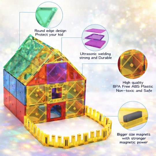 Wonder Toys Μαγνητικό Παιχνίδι Κατασκευών Classic Magnetic Blocks