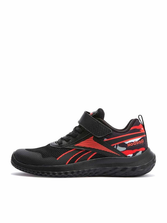 Rush Runner Rush Runner 5 Kids Sports Shoes Running with Hoop & Loop Closure Black