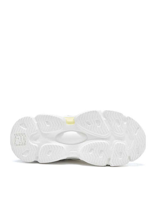 Memory Spinel 3 Kids Sports Shoes with Hoop & Loop Closure White