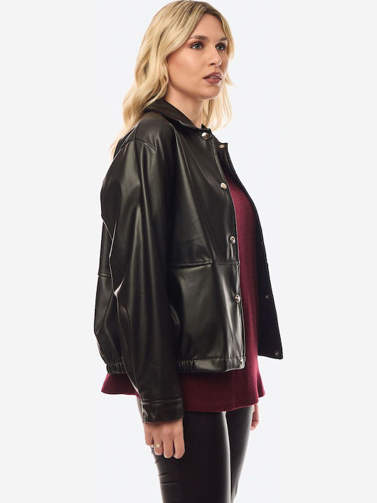 Γυναικείο Biker Jacket Μαύρο