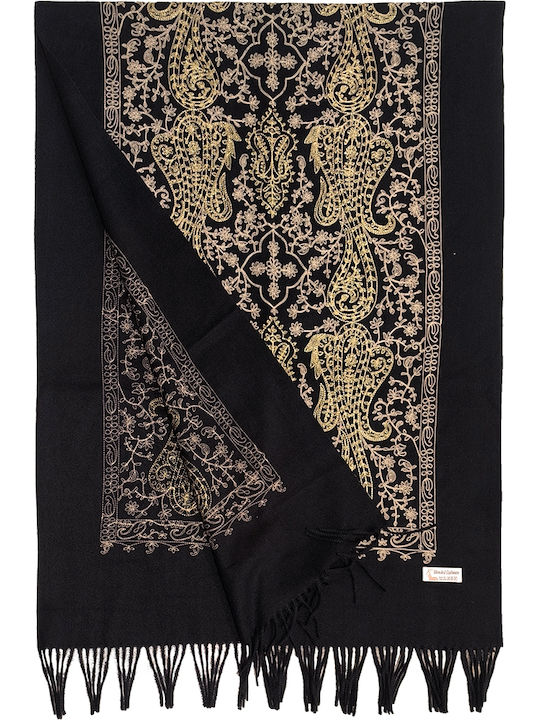 Women's Cashmere Scarf Black