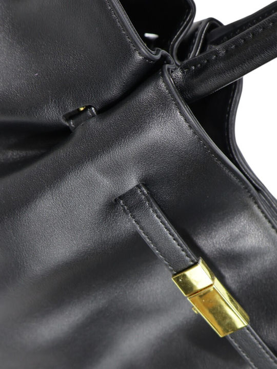 Leather Women's Tote Bag Black