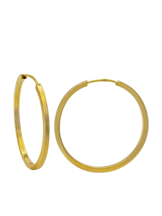 Savvas Design Обици Халки от Злато 14К СКΟ02071