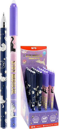 M&g Stay Magical Химикали Гел Гума 0.7 Мм Синьо Мастило 2 Дизайна 1 Брой