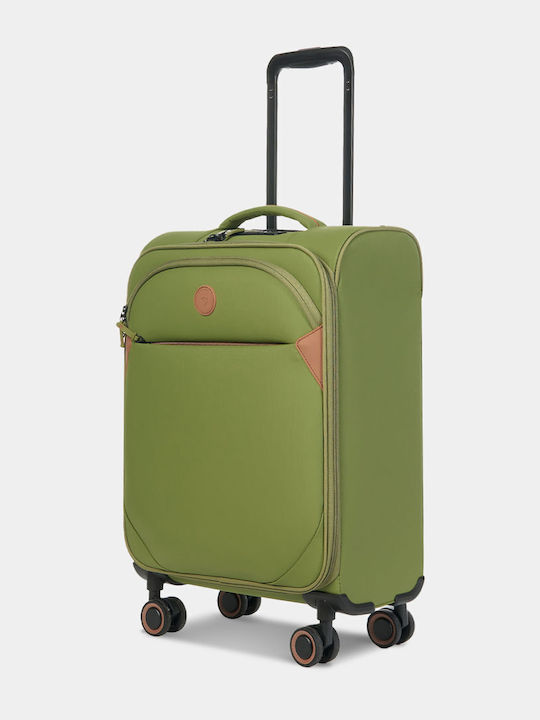 Verage Valiză de Călătorie Medie Green cu 4 roți Înălțime 68cm