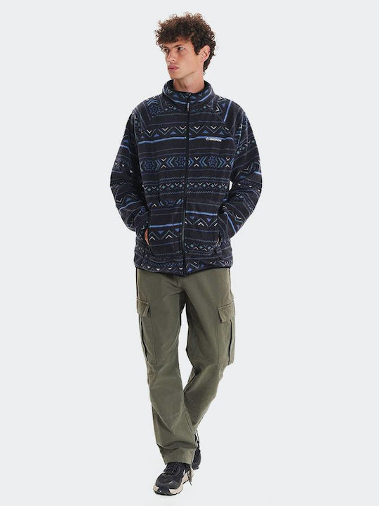 Men's Fleece Cardigan Black