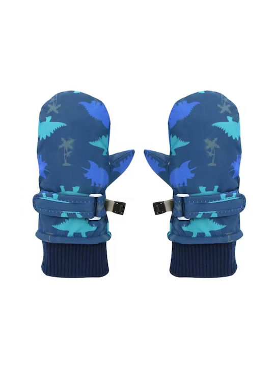 Brims and Trims Mittens Παιδικά Γάντια Σκι & Snowboard Μπλε