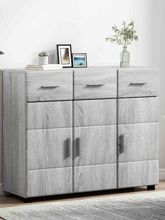 Wohnzimmer TV-Einheit Gray Sonoma L88.5xB30.5xH73cm