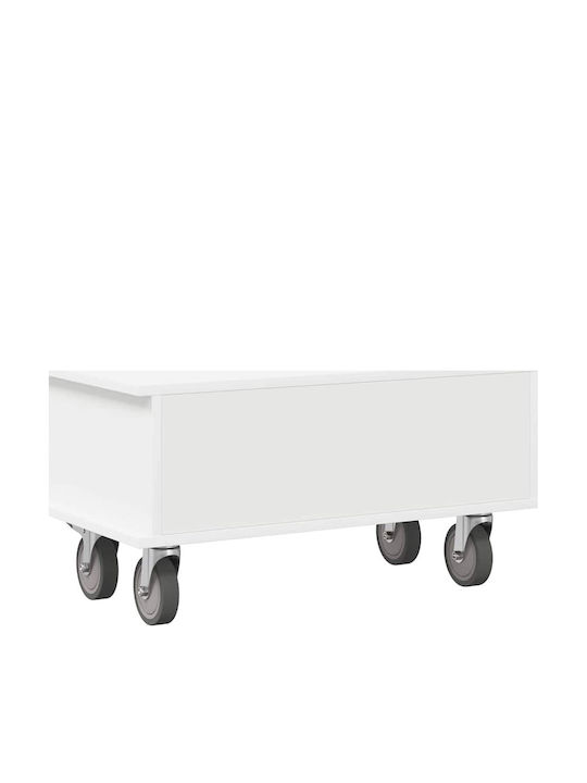 Living Room TV Unit White L68.5xW35xH35cm