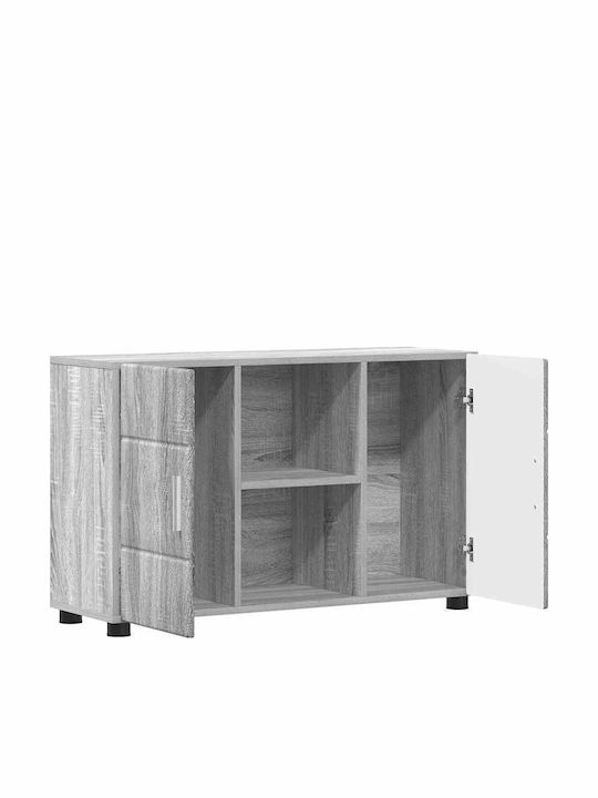 Wohnzimmer TV-Einheit Gray Sonoma L88.5xB30.5xH55.5cm