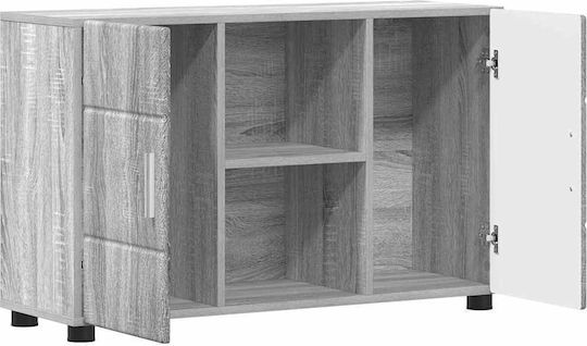 Living Room TV Unit Gray Sonoma L88.5xW30.5xH55.5cm