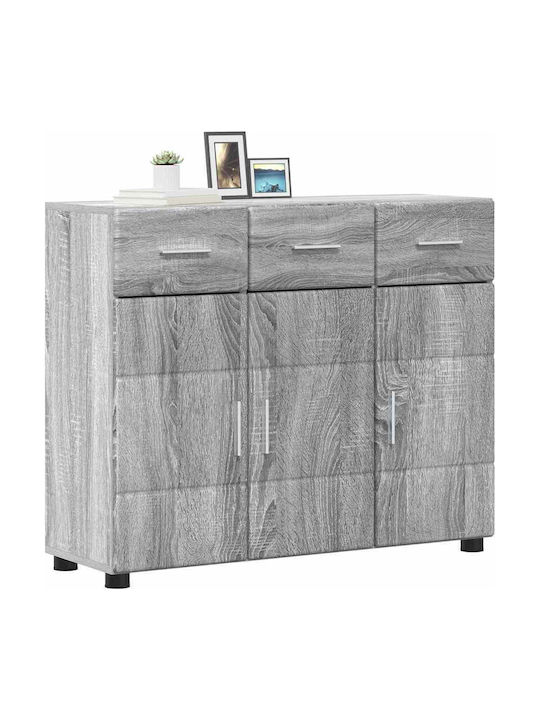 Wohnzimmer TV-Einheit Gray Sonoma L88.5xB30.5xH73cm