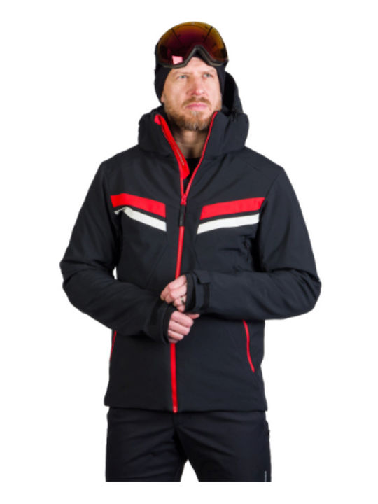 Northfinder Men's Soft Shell Ski & Snowboard Jacket Black BU5264SNW-277