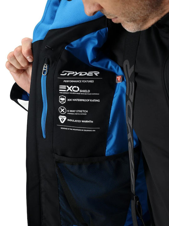 Spyder 38SA075404_WHT Masculin Jachetă pentru Schi & Snowboard Alb