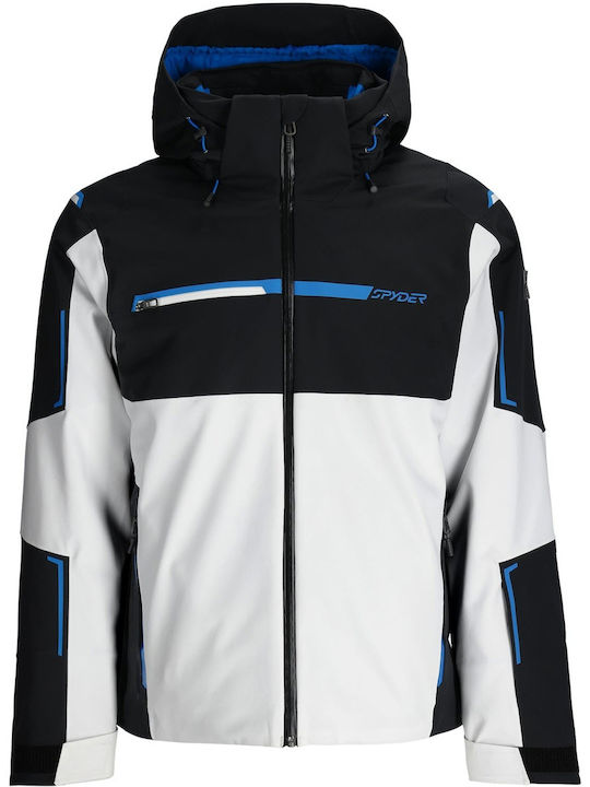 Spyder 38SA075404_WHT Masculin Jachetă pentru Schi & Snowboard Alb