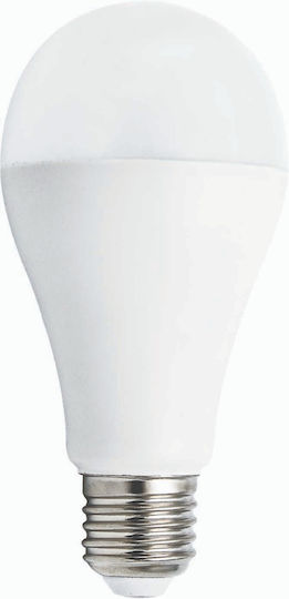 ATC LED Bulb 18W 133mm For E27 Socket And A65 Shape Warm White 1850lm