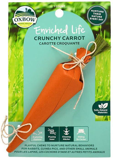 Oxbow Λιχουδιά-παιχνίδι Τρωκτικών Enriched Life Crunchy Carrot