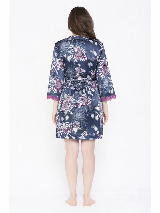 Jeannette Lingerie Χειμερινή Γυναικεία Ρόμπα Floral Print Jeannette Lingerie Χειμερινή Γυναικεία Ρόμπα Floral Print