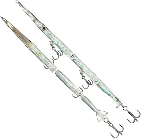 Artificial Jack Fin Stylo Jointed 150 Holo Pearl