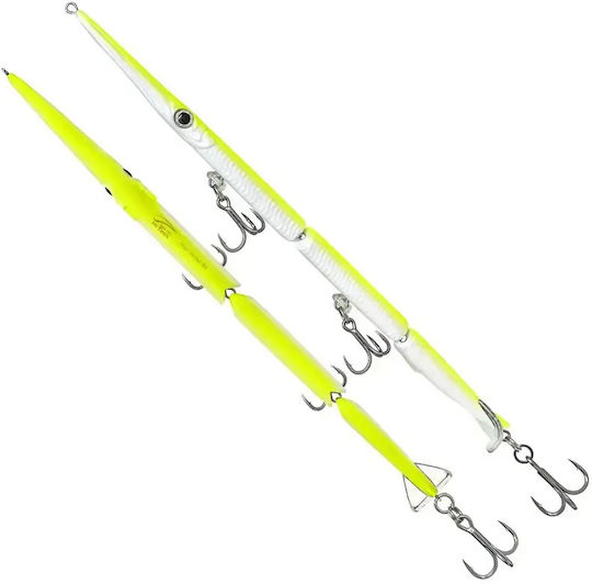 Τεχνητό Jack Fin Stylo Jointed 150 Silver Bait