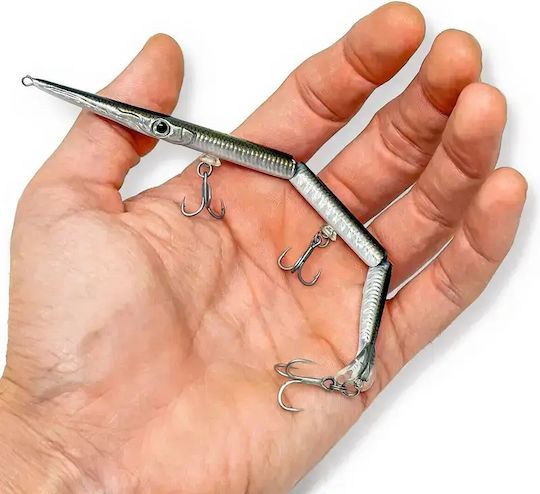 Τεχνητό Jack Fin Stylo Jointed 150 Chrome Uv
