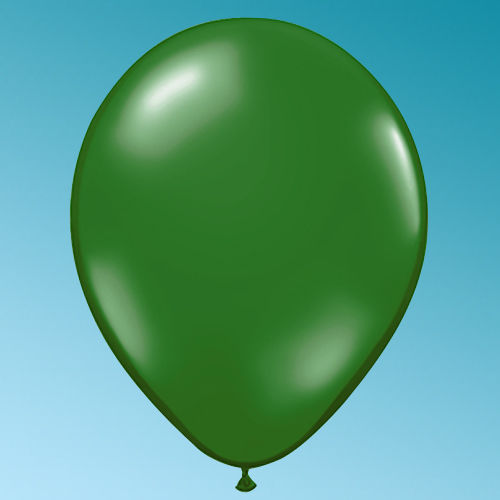 Latex Balloons 5 Dark Green 100 Pieces