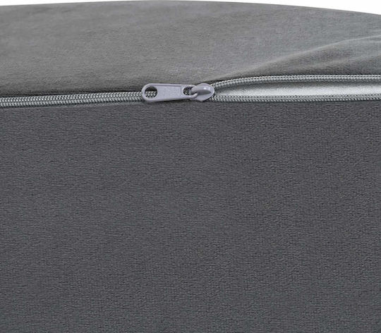 vidaXL Μαξιλάρι Καθίσματος Ποδιών 68x40x18cm σε Γκρι χρώμα 42020189