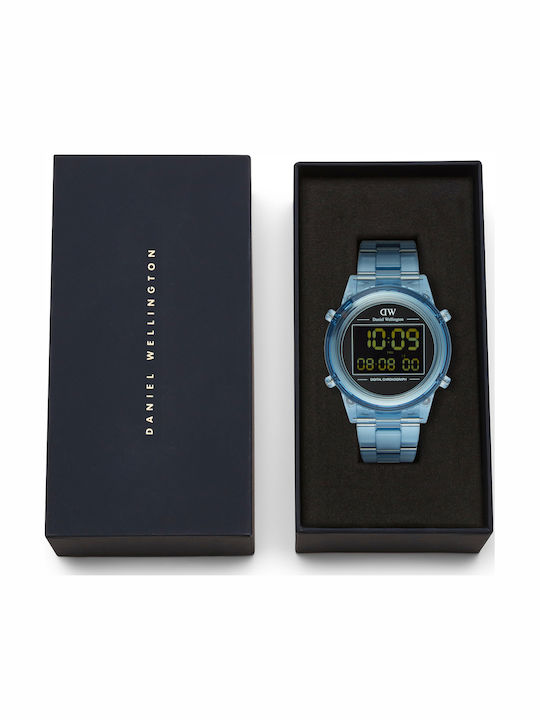 Daniel Wellington Digital Men's Watch 42mm Battery in Light Blue Color